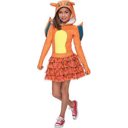 Kids Hooded Charizard Dress Costume - Pokemon thumb