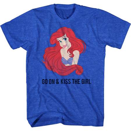 Men's Disney® The Little Mermaid Go On and Kiss the Girl T-Shirt - Navy thumb