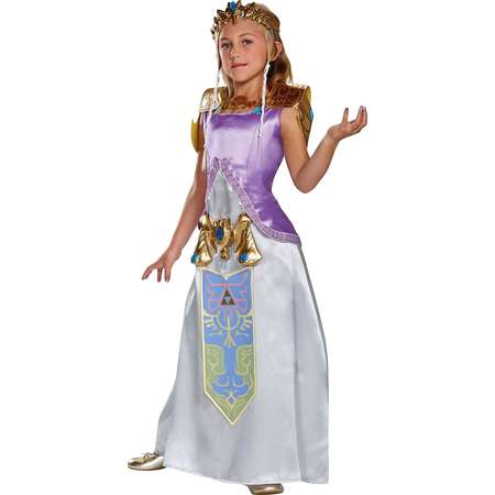 Girls' Legend of Zelda Princess Zelda Deluxe Child Costume thumb