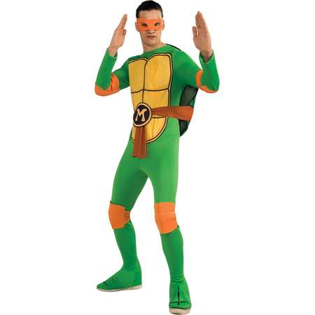 Men's Teenage Mutant Ninja Turtles Michelangelo Standard Costume One Size Fits Most thumb