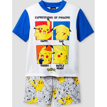 Boys' Pokemon™ Pajama Set - White thumb