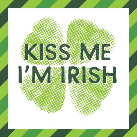 Kiss Me I'm Irish Cocktail Beverage Napkin - 16 Pack thumb