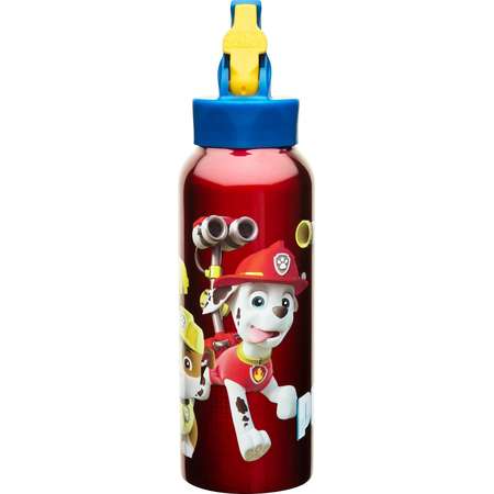 PAW Patrol 25oz Stainless Steel Kids' Water Bottle with Straw Lid - Red thumb