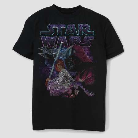 Men's Star Wars® Dot Print Graphic T-Shirt - Black thumb