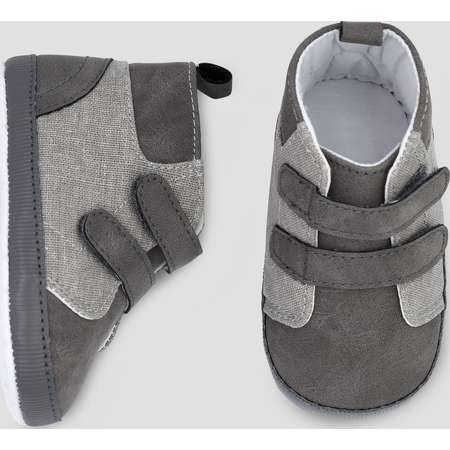 Baby Boys' High Top Sneaker - Just One You® made by carter's Gray 3-6M thumb