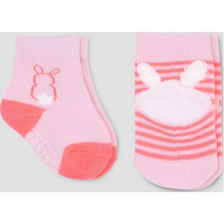 Baby Girls' 2pk Easter Crew Socks - Just One You™ Made by Carter's® Pink thumb