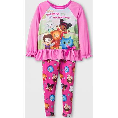 Toddler Girls' Daniel Tiger 2pc Pajama Set - Pink thumb