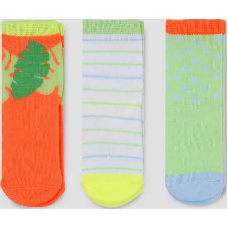 Toddler Girls' 3pk Crew Socks - Cat & Jack™ Multicolored thumb