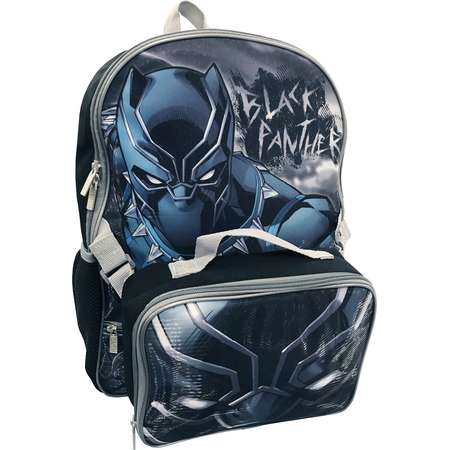 Black Panther 16" Backpack with Lunch Bag thumb