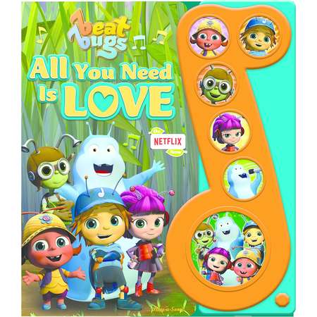 LITTLE MUSIC NOTE 6 BUTTON - BEAT BUGS thumb