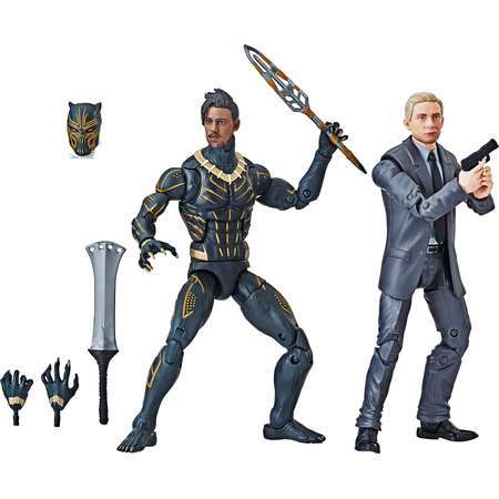 Marvel Legends Series Black Panther Everett Ross & Erik Killmonger thumb
