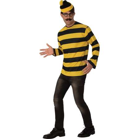 Where's Waldo? Men's Odlaw Halloween Costume - Rubie's thumb