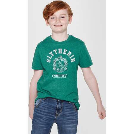 Boys' Harry Potter Slytherin Short Sleeve Graphic T-Shirt - Green thumb