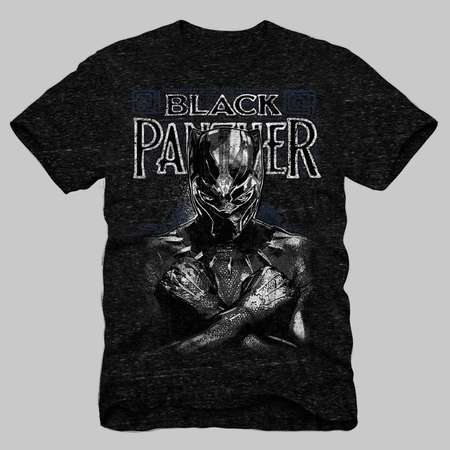 Men's Marvel Black Panther Short Sleeve Graphic T-Shirt - Black 2XL thumb