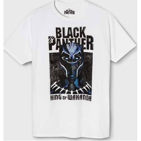 Men's Marvel Black Panther Wakanda Short Sleeve T-Shirt - White thumb