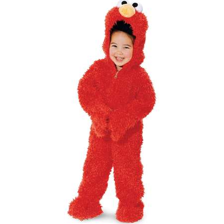 Elmo Sesame Street Elmo Plush Deluxe Toddler Costume - 3-4T thumb