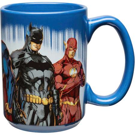 DC Comics Large Coffee Mug - Green Lantern, Wonder Woman, Batman & The Flash thumb
