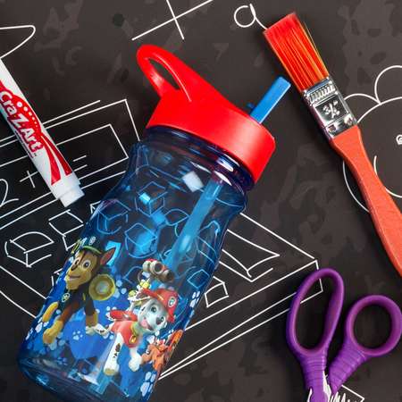 Paw Patrol Water Bottle with Straw thumb