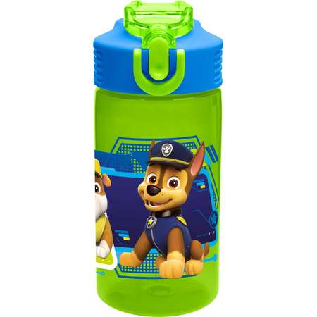 Paw Patrol BPA Free Water Bottle for Kids - Rocky, Rubble & Chase thumb