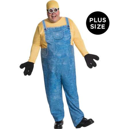 Minions Movie: Minion Bob Plus Size Costume For Adults thumb