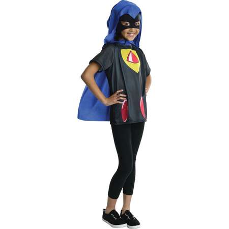 Go Teen Titans Go Raven Costume Top for Girls thumb