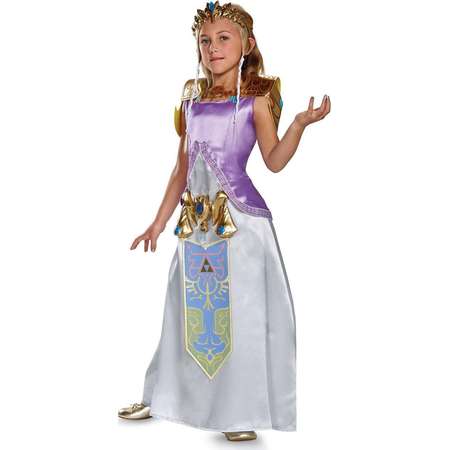 Legend of Zelda Princess Zelda Deluxe Girl's Costume thumb
