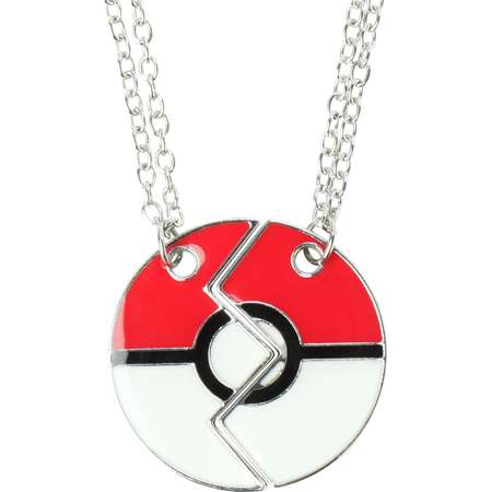 Pokemon Poke Ball Best Friends Necklace Set thumb
