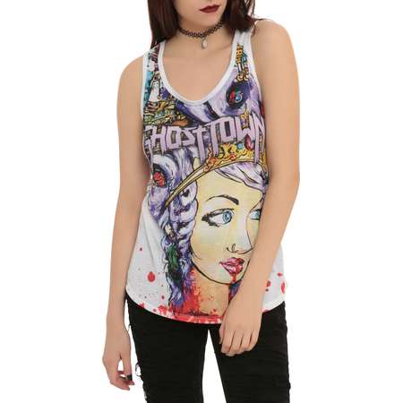 Ghost Town Off With Her Head Sublimation Girls Tank Top thumb