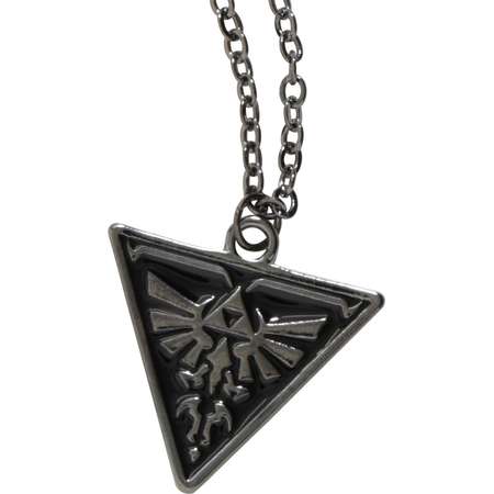 The Legend Of Zelda Triforce Enamel Necklace thumb