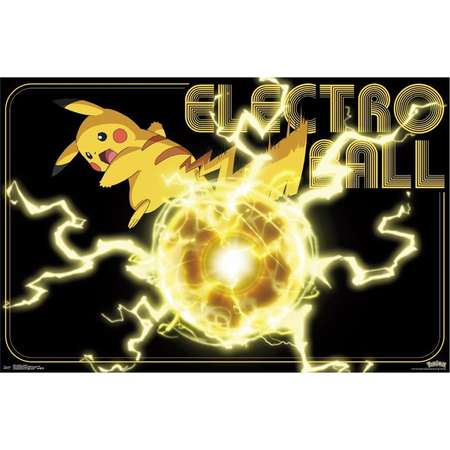 Pokemon Pikachu Electro Ball Poster thumb
