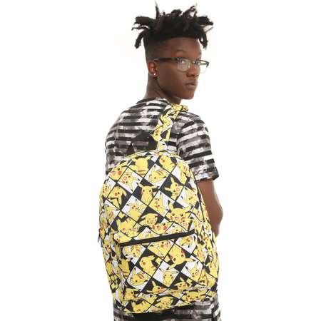Pokemon Pikachu Checkered Backpack thumb