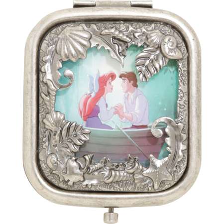 Disney The Little Mermaid Kiss The Girl Square Die-Cut Compact Mirror thumb