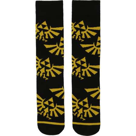 The Legend Of Zelda Hylian Crest Crew Socks thumb