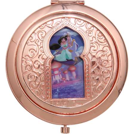 Disney Aladdin Magic Carpet Rose Gold Die-Cut Compact Mirror thumb