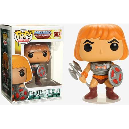 Funko Masters Of The Universe Pop! Television Battle Armor He-Man Vinyl Figure thumb