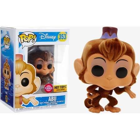 Funko Disney Aladdin Pop! Abu (Flocked) Vinyl Figure Hot Topic Exclusive thumb