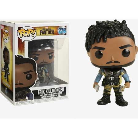Funko Marvel Black Panther Pop! Erik Killmonger Vinyl Bobble-Head thumb