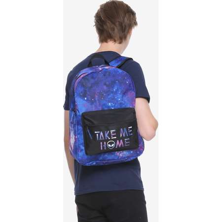 Take Me Home Alien Galaxy Backpack thumb