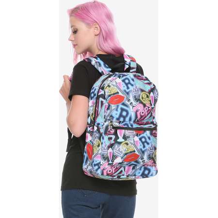 Riverdale Pop's Chock'Lit Shoppe Print Backpack Hot Topic Exclusive thumb