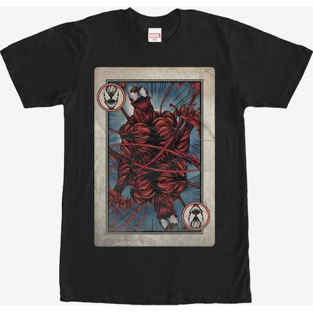 Marvel Carnage Playing Card T-Shirt thumb