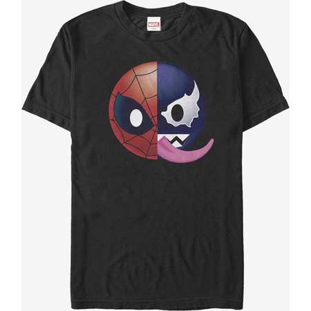 Marvel Venom Spider-Man Split Emoji T-Shirt thumb