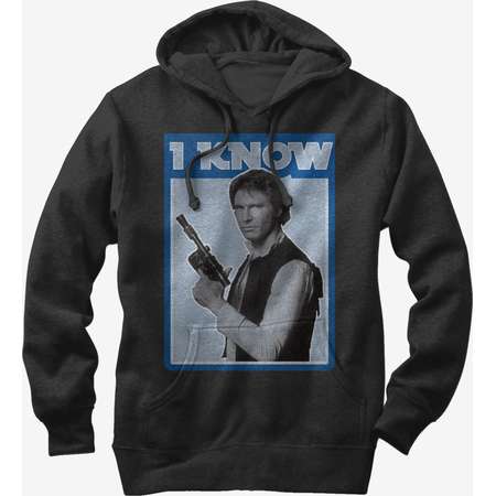 Star Wars Han Solo Quote I Know Girls Hoodie thumb