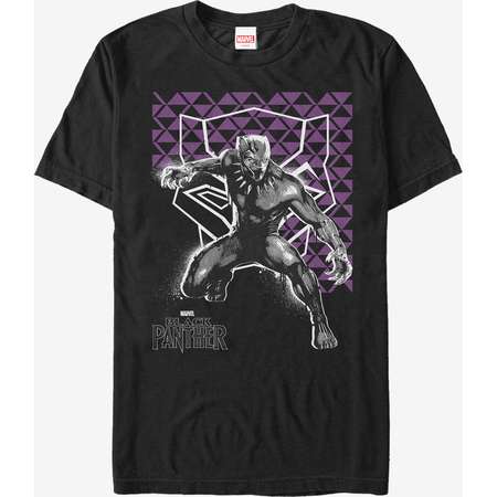 Marvel Black Panther 2018 Geometric Pattern T-Shirt thumb