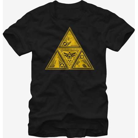 Nintendo Legend of Zelda Triforce Silhouette T-Shirt thumb