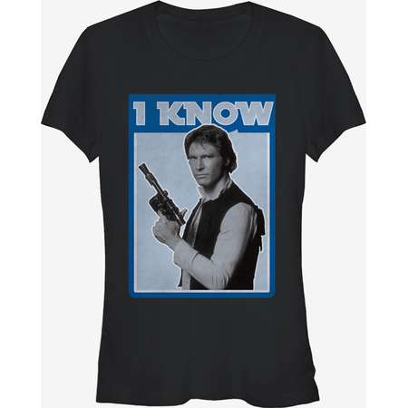 Star Wars Han Solo Quote I Know Girls T-Shirt thumb