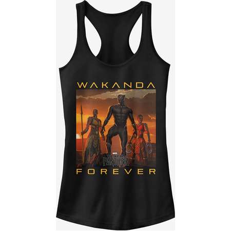 Marvel Black Panther 2018 Wakanda Forever Girls T-Shirt thumb