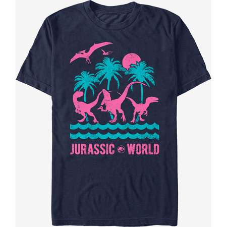 Jurassic Park Tropical Dinosaurs T-Shirt thumb