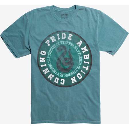 Harry Potter Slytherin Oil Wash T-Shirt Hot Topic Exclusive thumb
