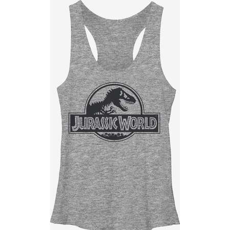 Jurassic Park Simple T. Rex Logo Girls Tanks thumb
