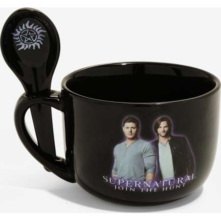 Supernatural Galaxy Soup Mug & Spoon thumb
